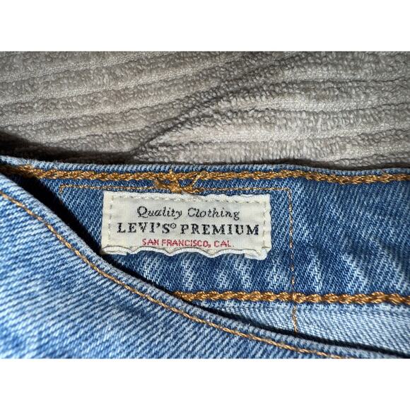 Levi's Premium 501 Skinny W 31 L 28 Fringed ankle - Picture 3 of 7